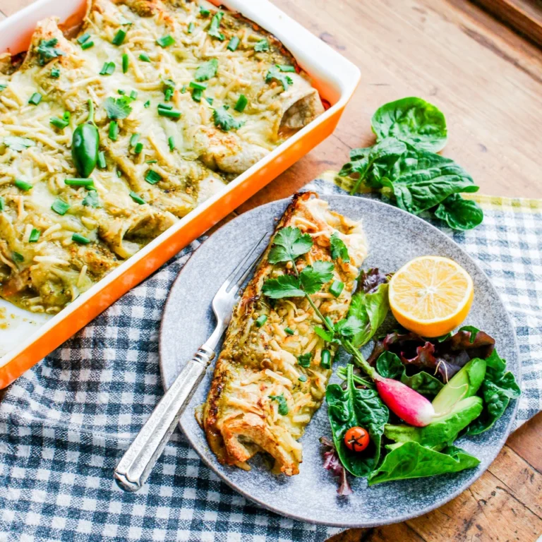 How to Make White Chicken Enchiladas Easily