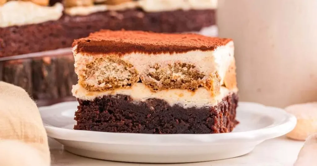 Tiramisu Brownies